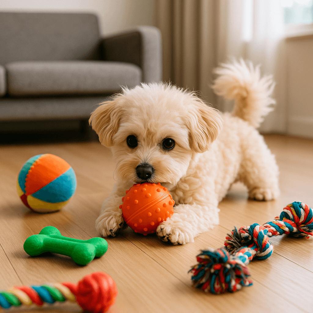 실내에서 즐기는 소형견 장난감 추천 BEST 5