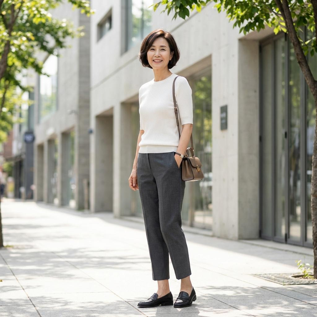 50대 키작은 여자 바지 기장 추천