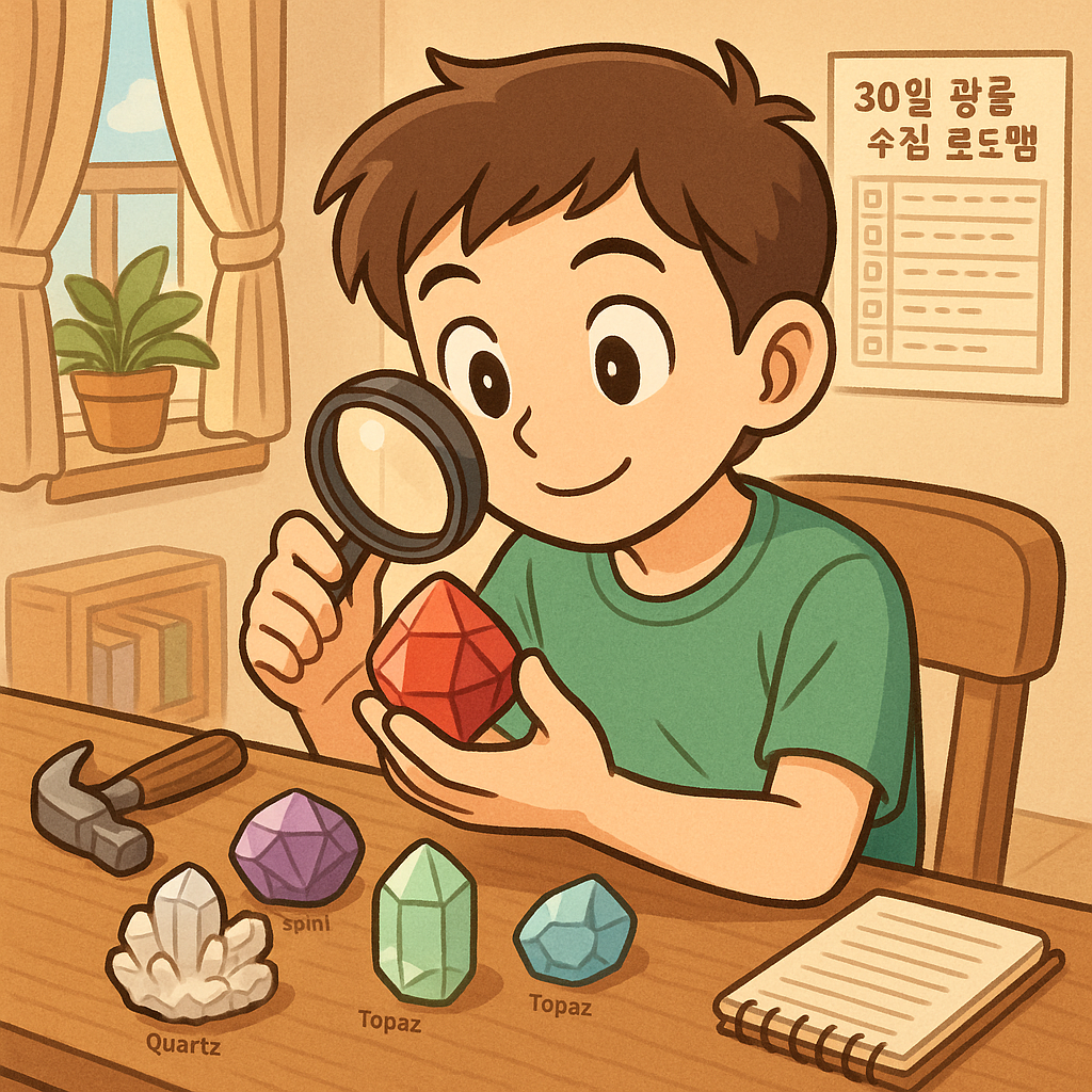 광물 수집 30일 로드맵 &ndash; 입문자에서 애호가로!
