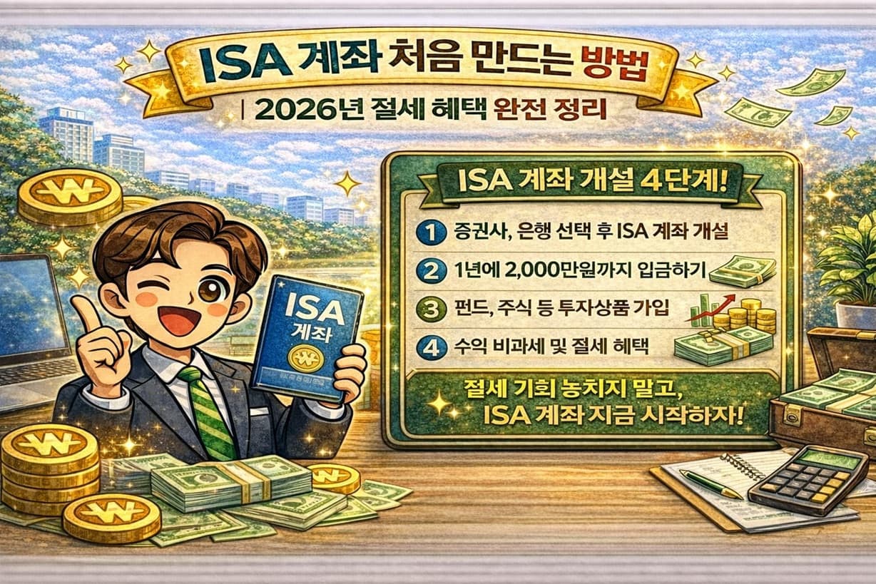 ISA 계좌 개념 구조도, 예금 펀드 ETF를 하나로 관리하는 개인종합자산관리계좌