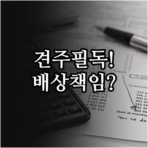 반려견 산책 사고 예방과 일상생활배상..