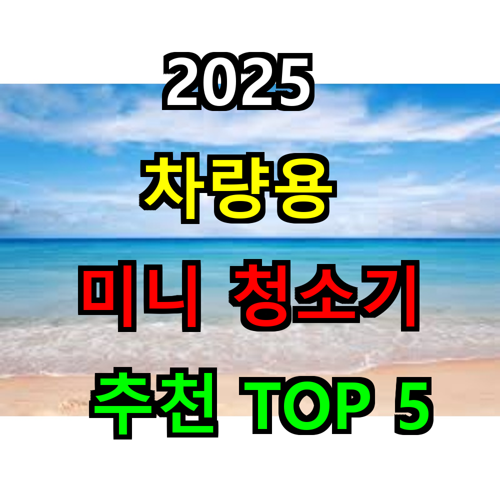 2025 차량용 미니 청소기 추천 TOP 5
