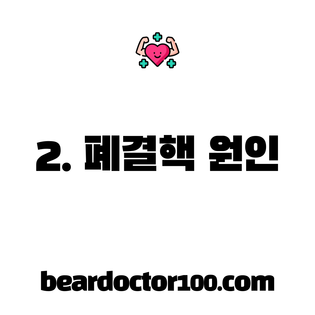 2. 폐결핵 원인