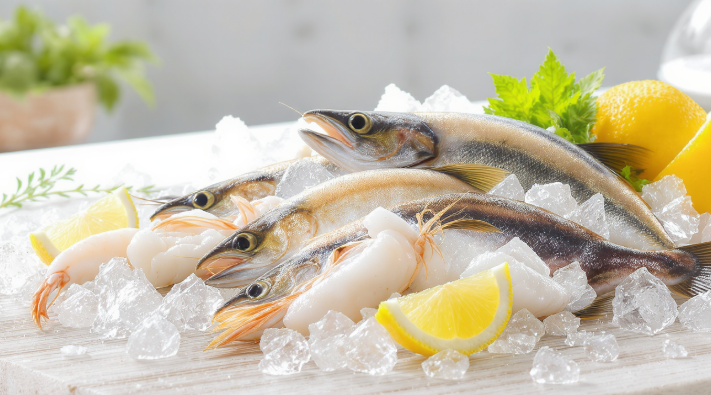 생선부터 조개류, 갑각류까지