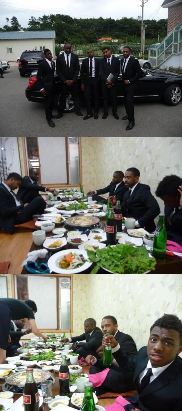 칸예 웨스트가 방문한 한국 고기집