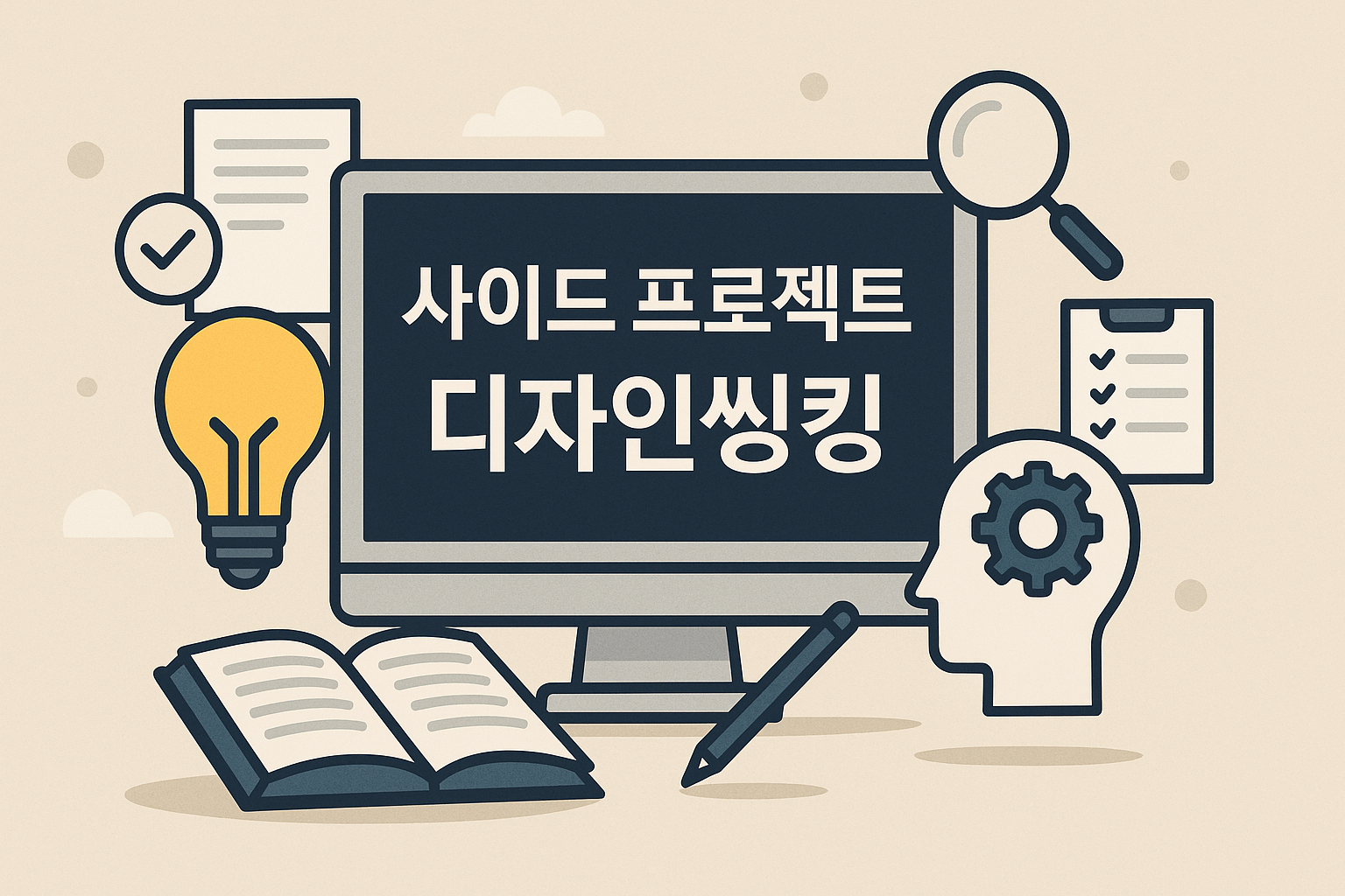 사이드 프로젝트 디자인씽킹 관련 이미지