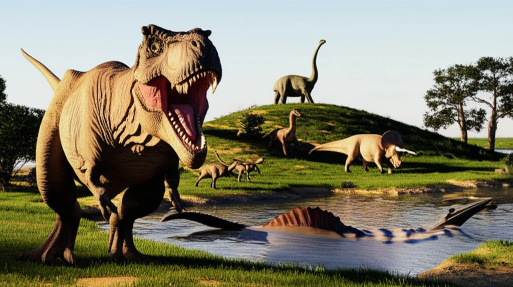 공룡 최전성기 백악기: 티라노사우루스