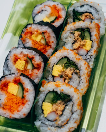 다양한 김밥 종류