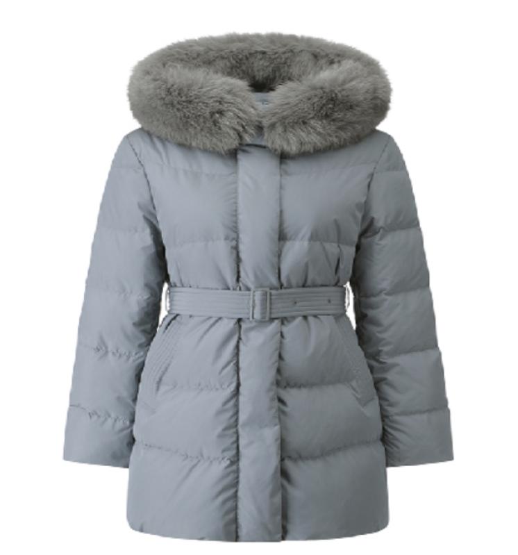 올리비아 하슬러 오리털 허리밸트 롱패딩 OHAWDW204