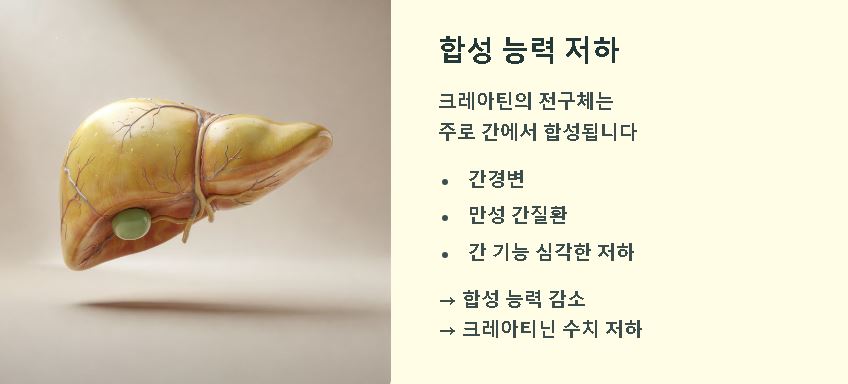크레아티닌 수치가 낮으면 건강 의미