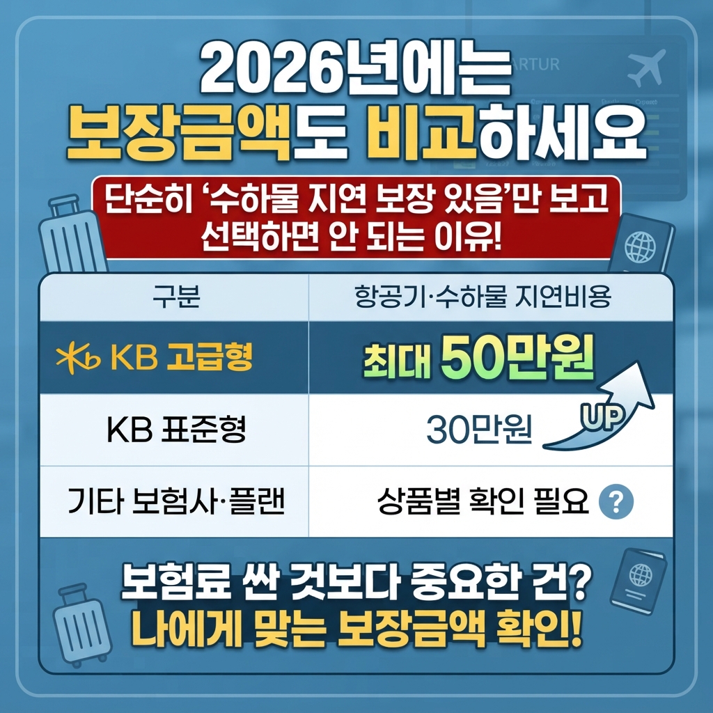 해외 여행자보험 추천 비교 가입 보상금 확인하기