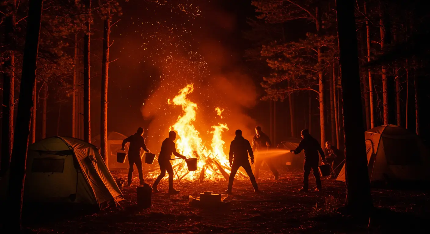 캠핑 중 화재 발생? 건조한 날씨 화재 예방법 &amp; 대처법 총정리!