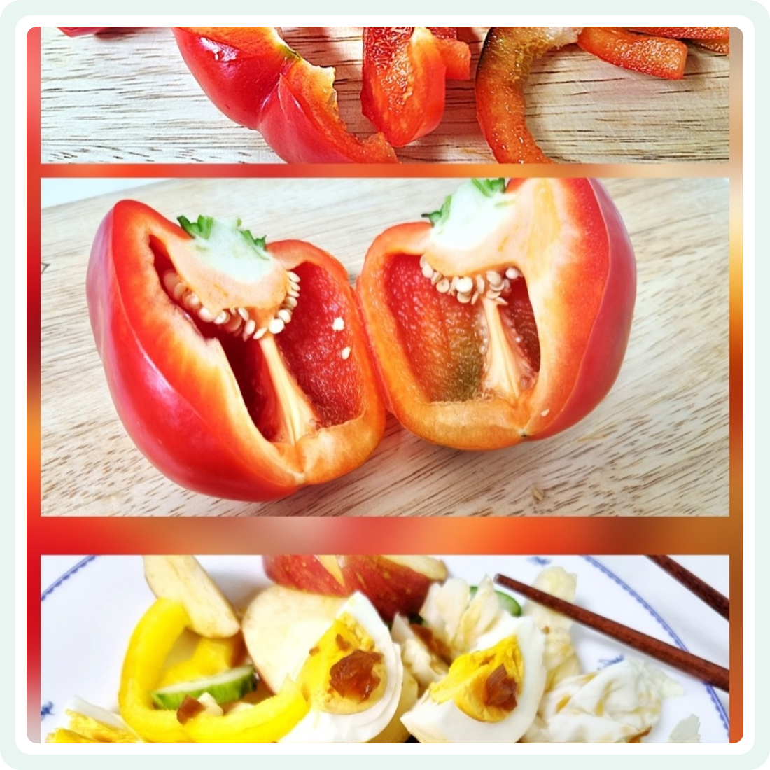 산정마을 국내산 못난이 파프리카, 못난이 파프리카(빨.노 혼합) 1kg, 1박스