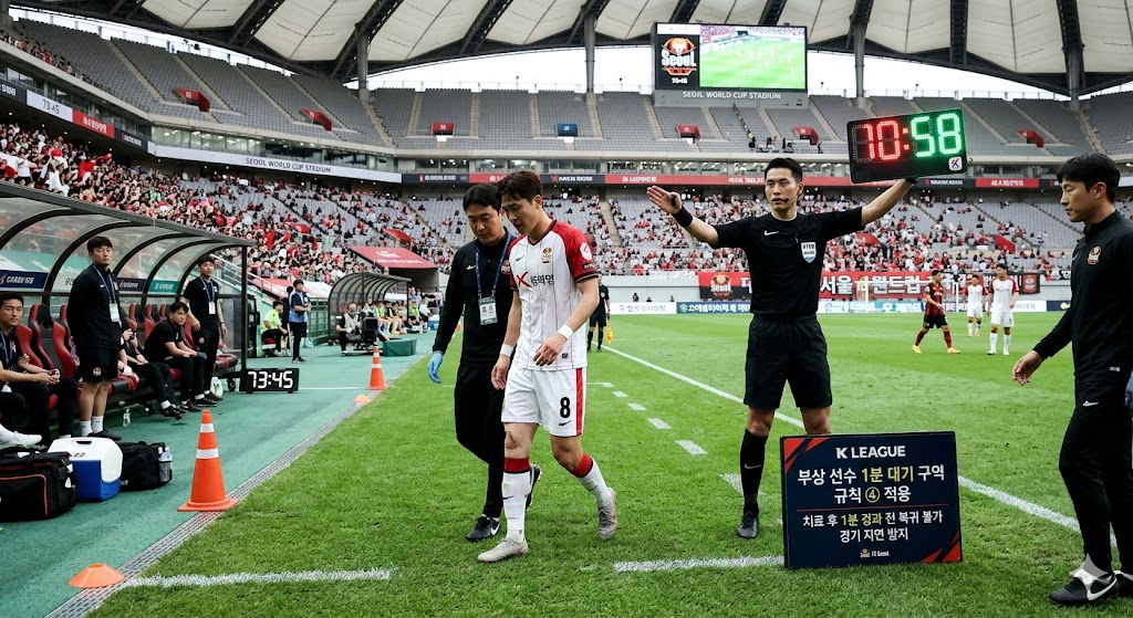 &middot; 치료 후 1분 경과 전 복귀 불가