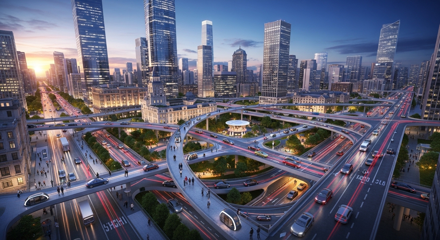 자동차와 도시의 공존: 이동이 만드는 새로운 공간 구조