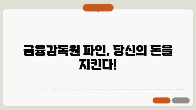 금융감독원 파인