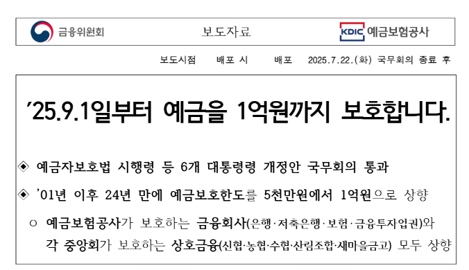 금융위원회 보도자료
