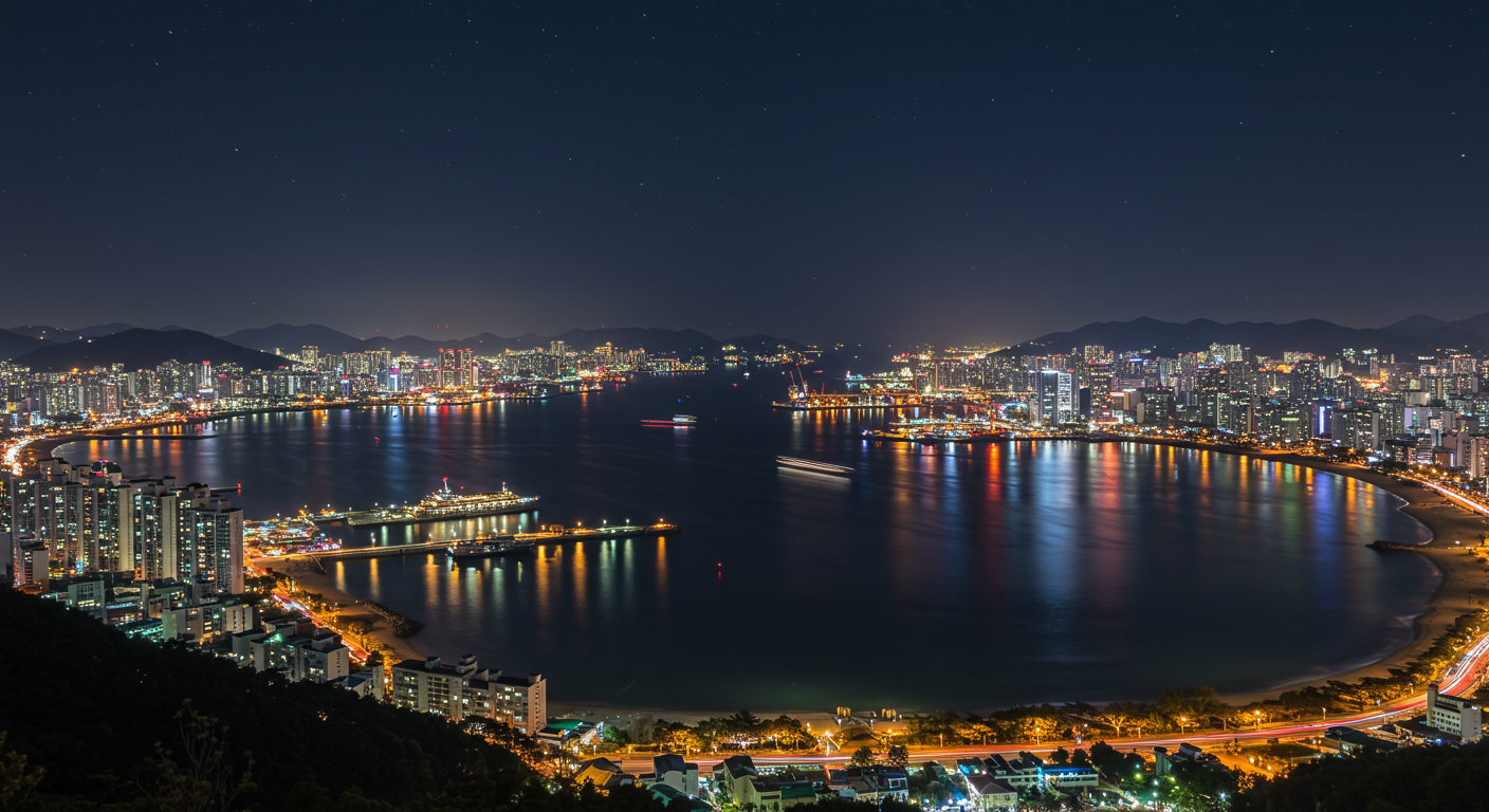 여수 밤바다 야경