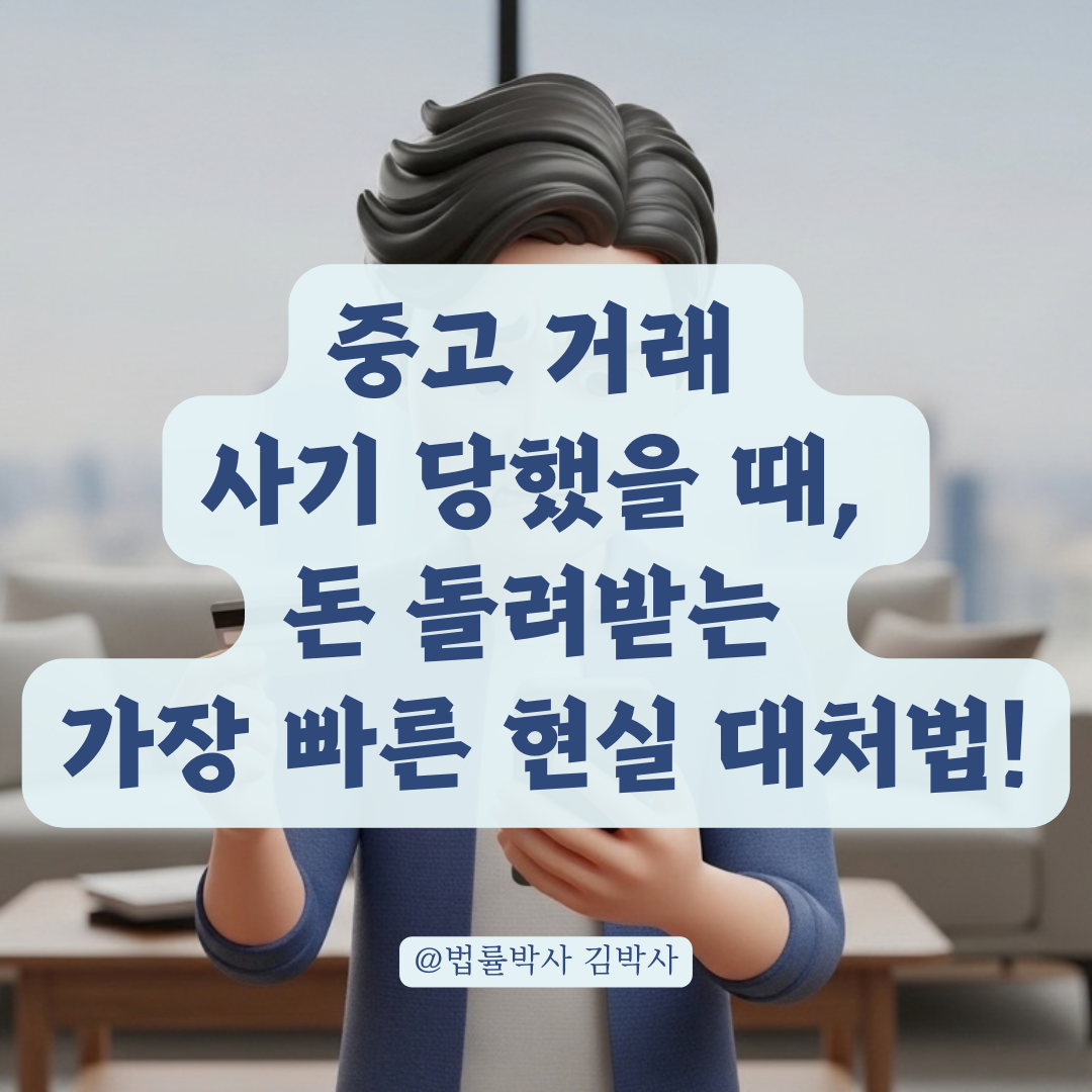 중고 거래 사기 피해, 신고 접수부터 계좌 동결까지 필수 확인법!