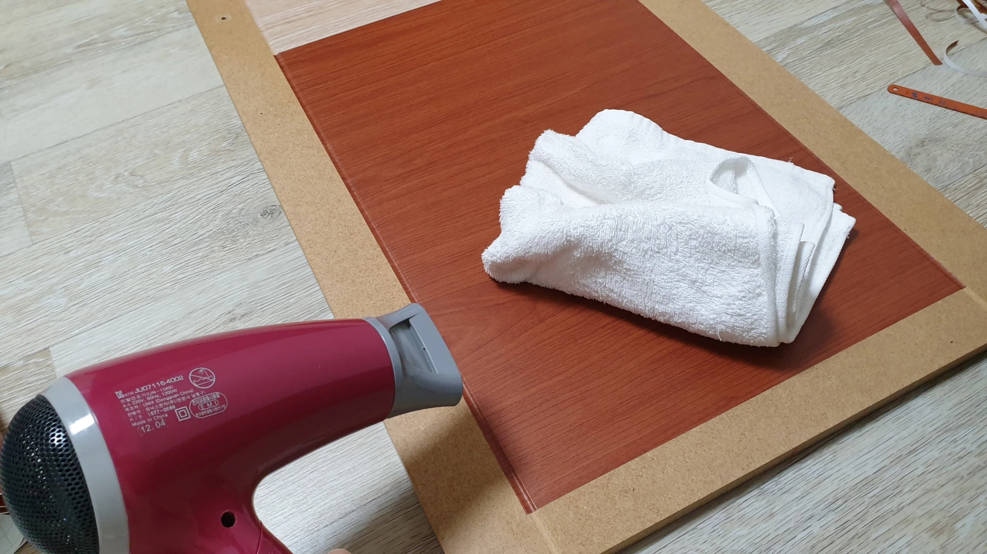 시트지 붙이는 요령