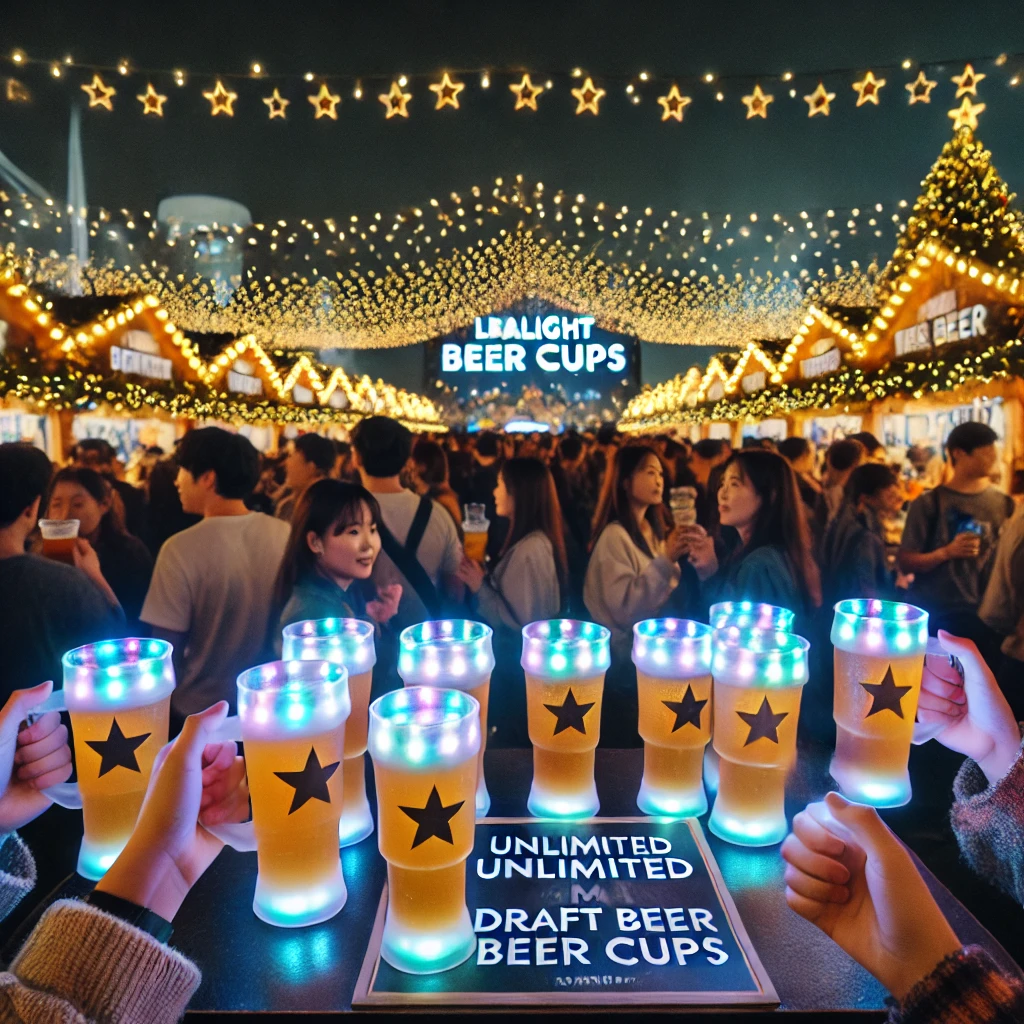 별빛 LED 맥주컵