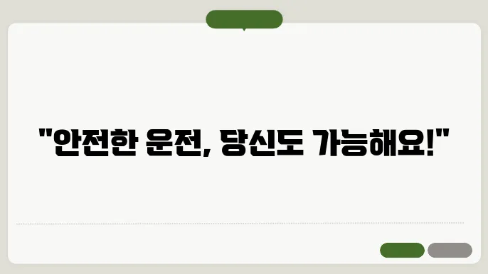 고령자 운전면허 갱신 방법