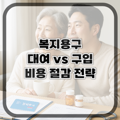 복지용구 대여 vs 구입, 비용 줄이는 현명한 선택법