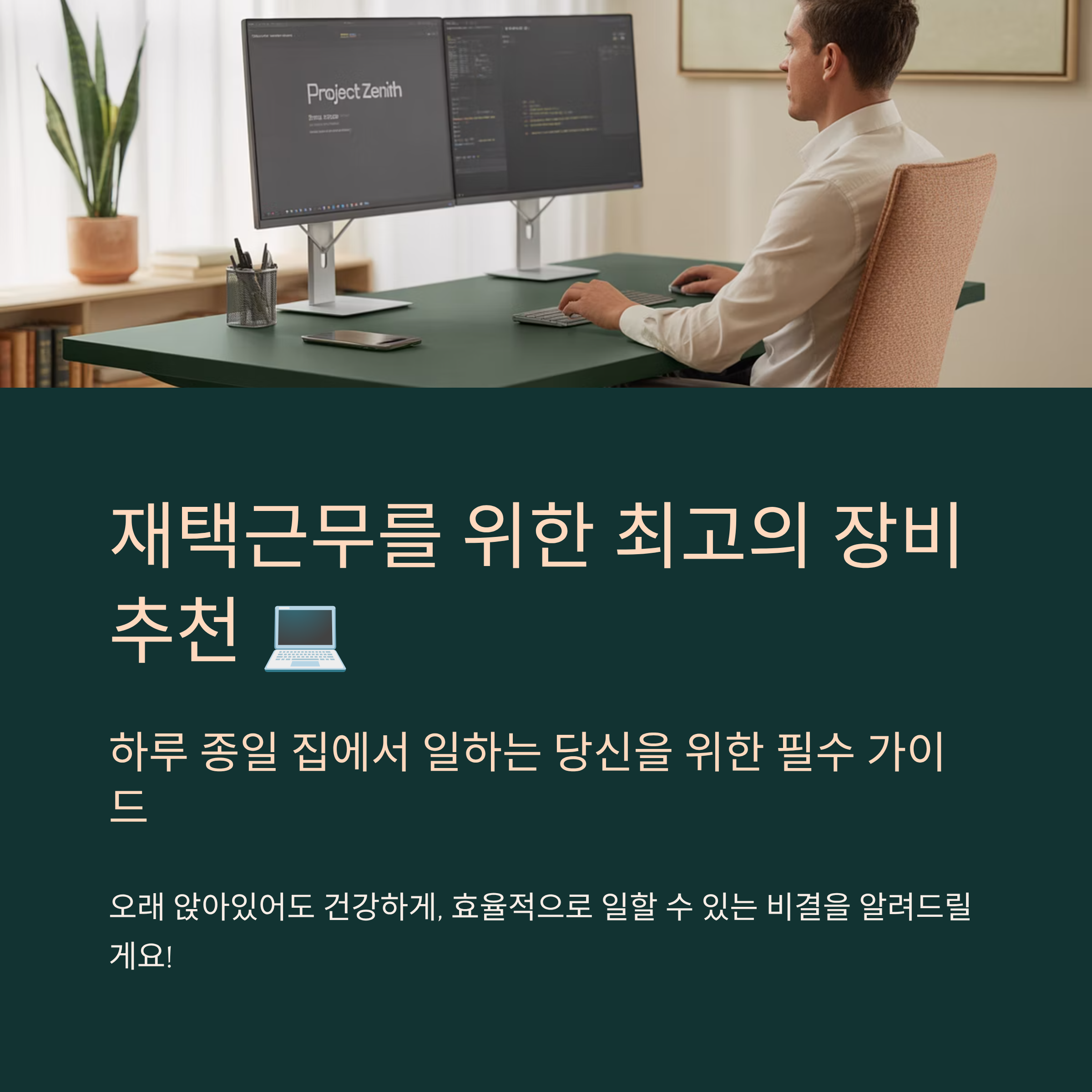 재택근무에 최적화된 장비 추천 가이드