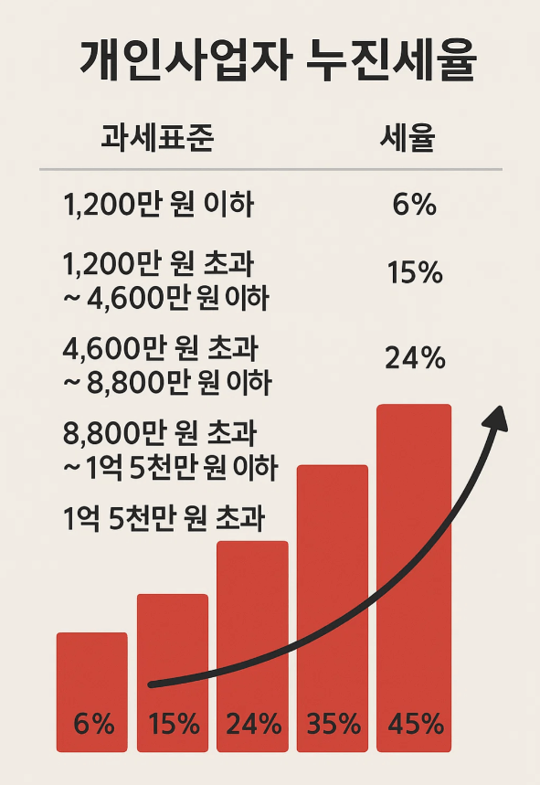개인사업자 세율 구조 이해하기