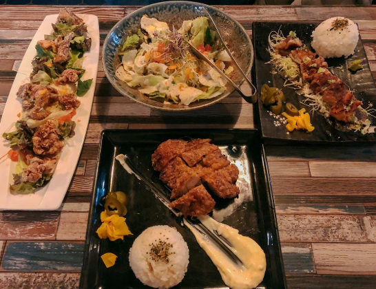 카쿠시타 메뉴들