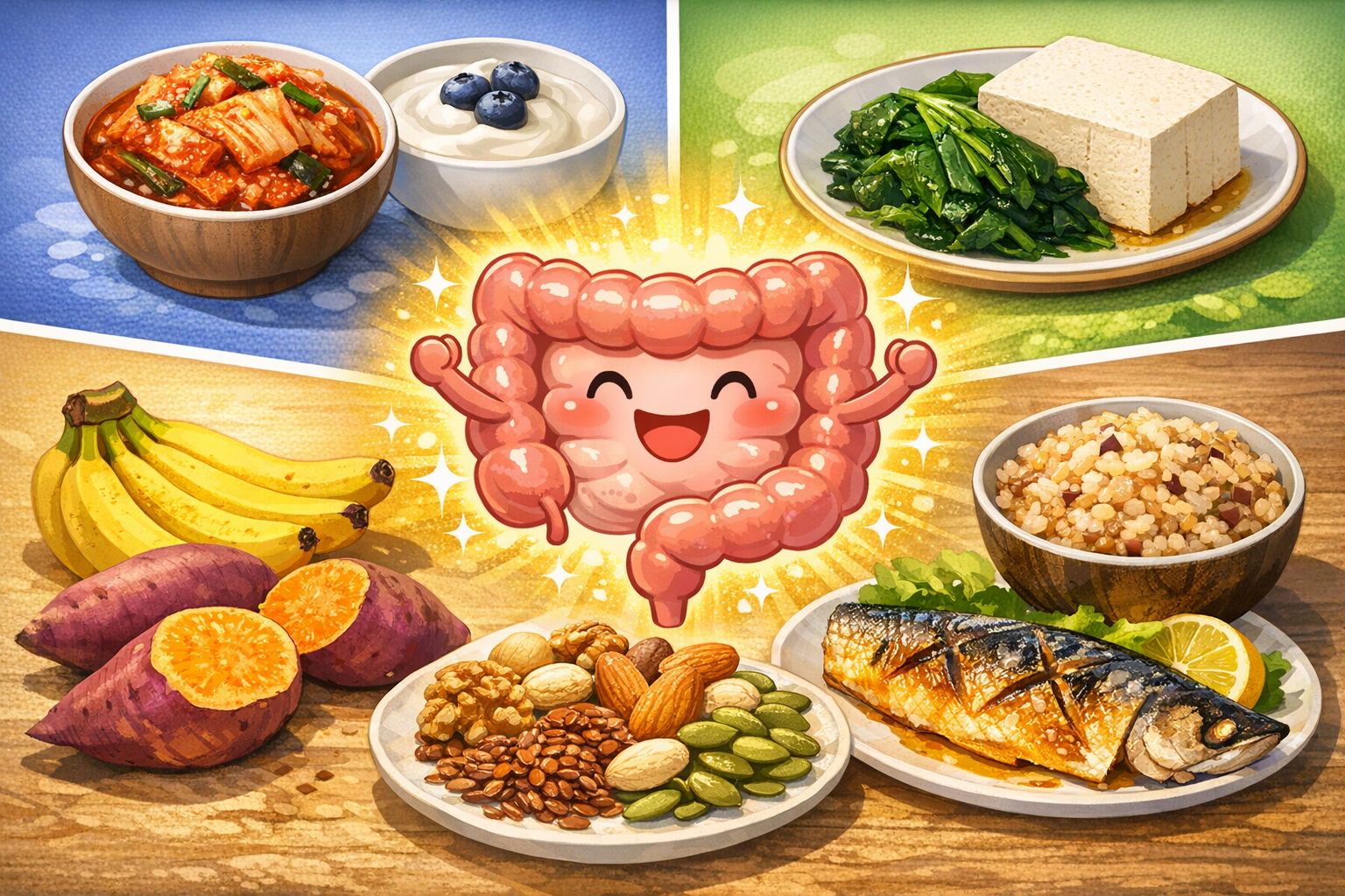 변비 체질을 위한 음식 궁합