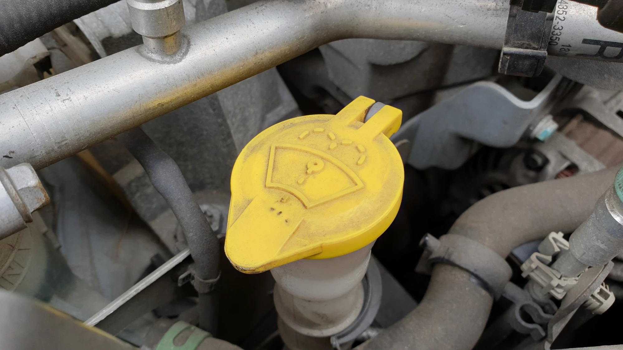 워셔액 주입구 표시