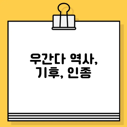 우간다 역사, 기후, 인종