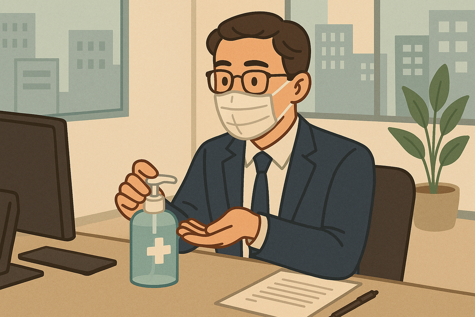 직장인 코로나 대처 모습