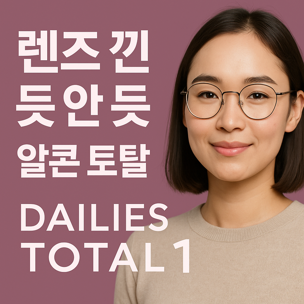 알콘 데일리스 토탈원 렌즈