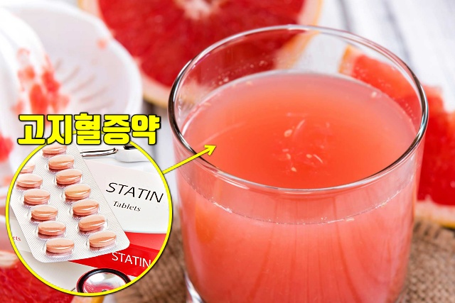 고지혈증약과 같이 먹으면 안되는 음식 자몽주스 어지럼증 부작용, 생활 건강 팁줌 매일꿀정보