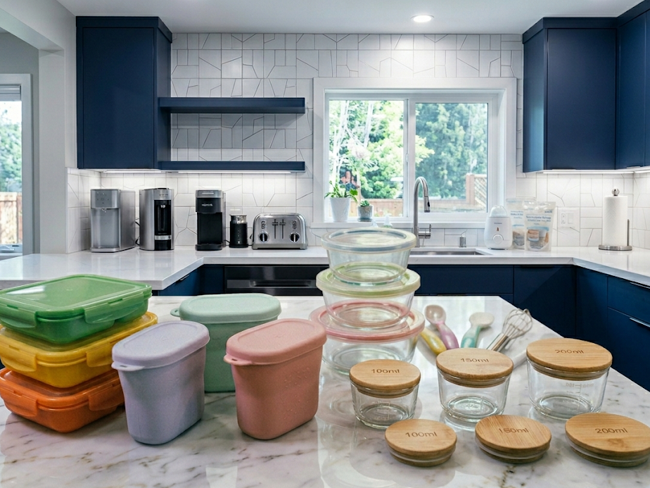 아기 이유식 보관 용기, 어떤 소재가 안전할까 소재별 완벽 정리