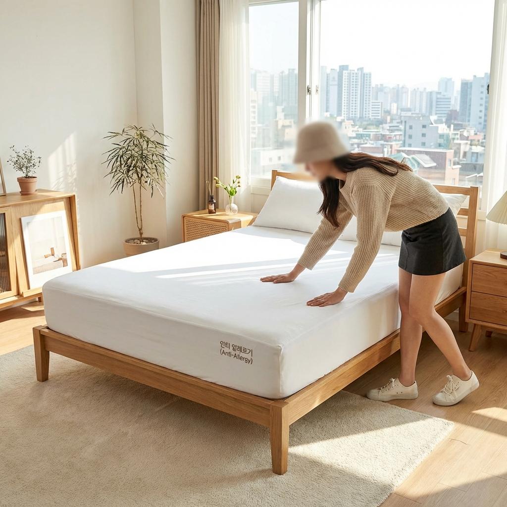 집먼지진드기 알레르기 차단 커버의 실제 효과