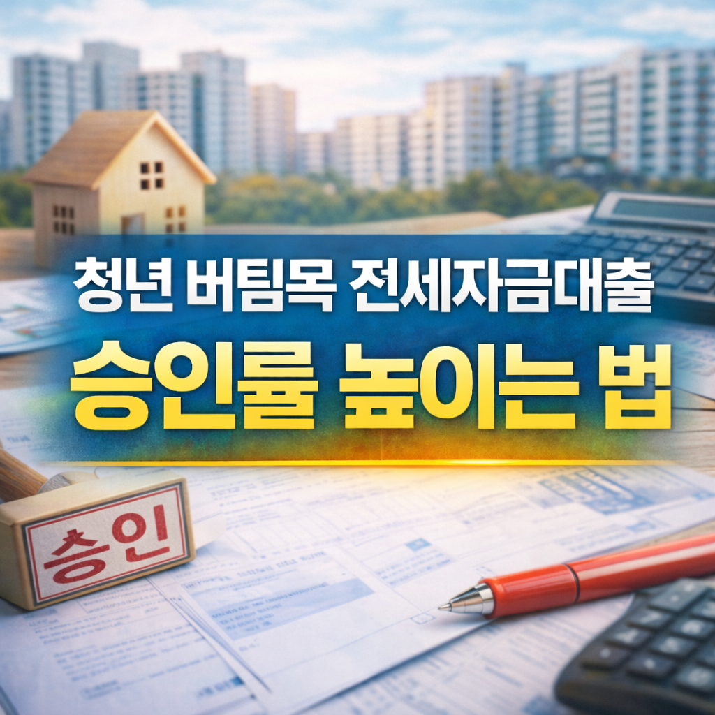 청년 버팀목 전세자금대출 승인률 높이는 법|2026 실수요자 완벽 가이드