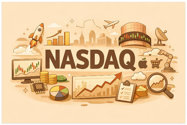 나스닥 ETF 3종의 성격 차이를 보여주는 비교 일러스트