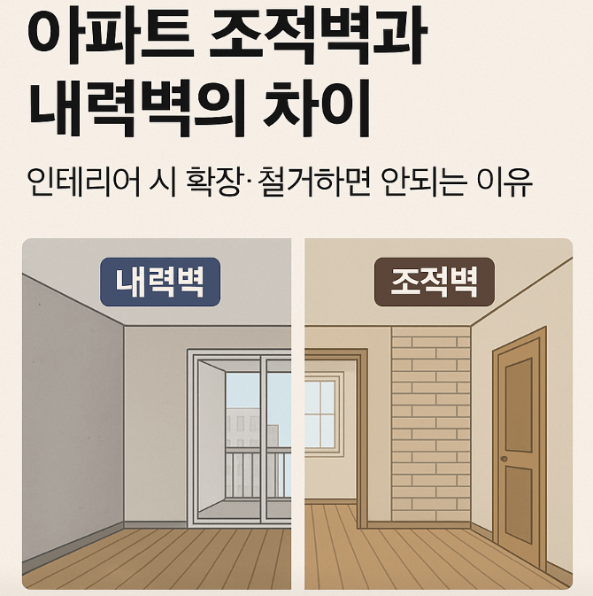 아파트 인테리어 시 확인해야 할 내력벽과 조적벽의 차이점