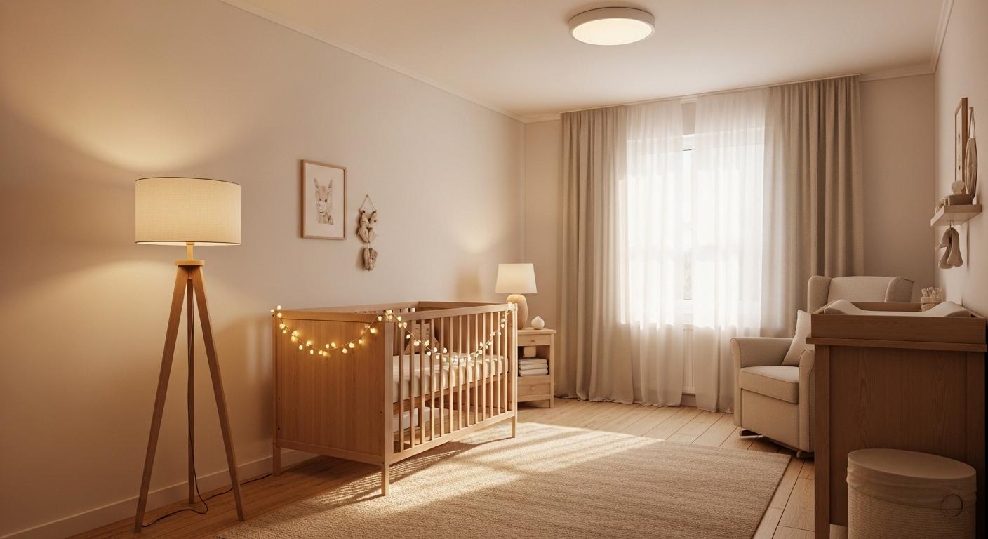 아기방 인테리어 조명