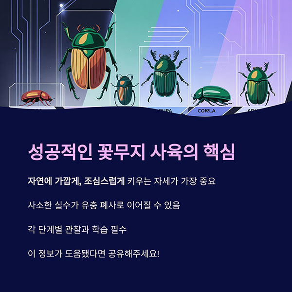 자연에 가깝게, 조심스럽게 키우는 자세