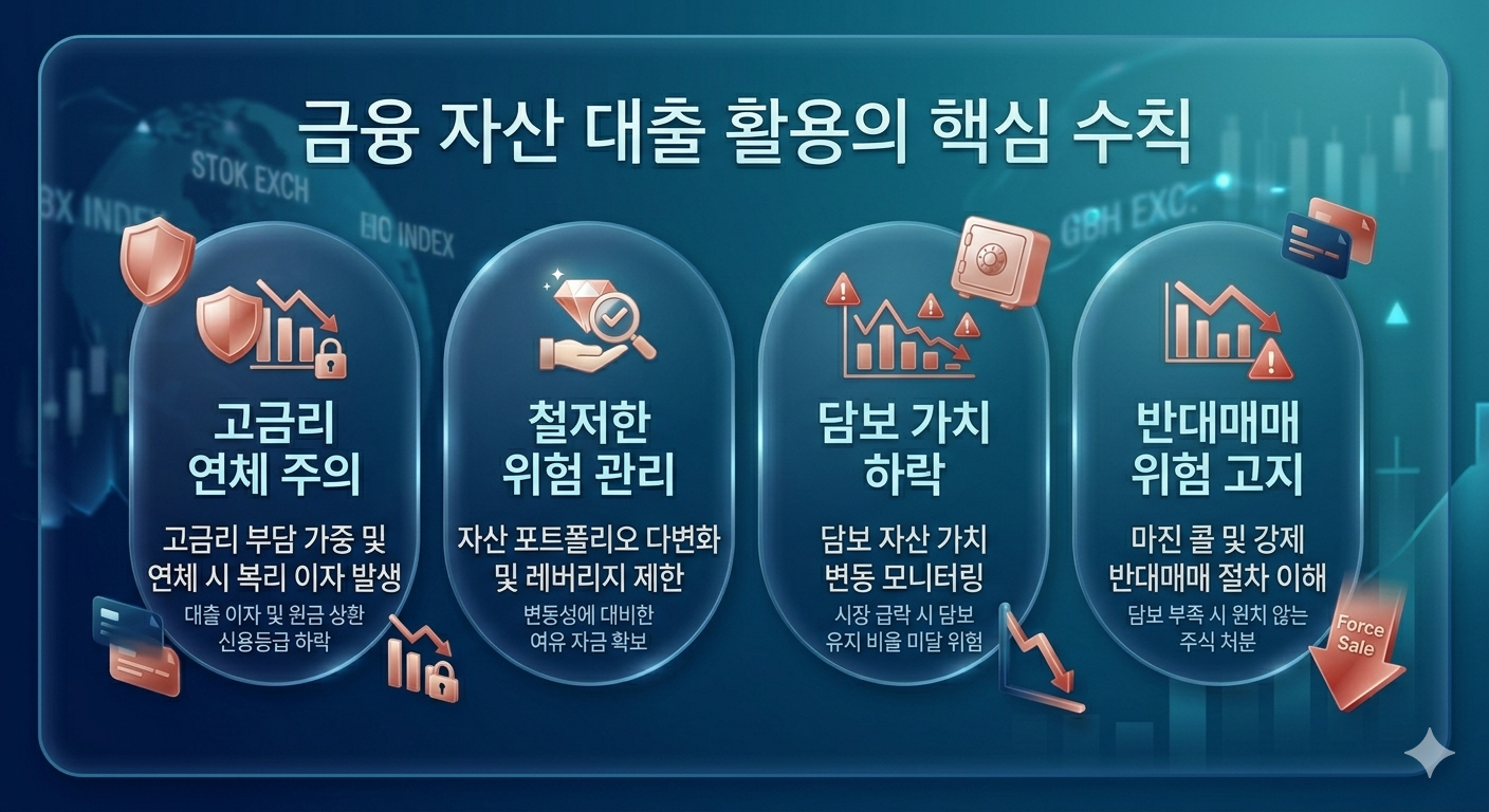 금융자산 대출 이용시 조심할사항