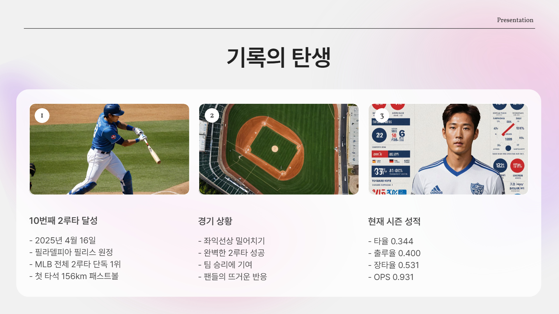 2025년 4월 16일, 또 하나의 기록이 탄생하다