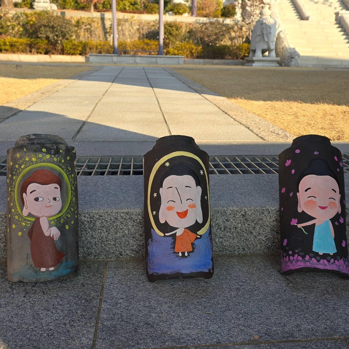기와_그림, 귀여운_동자승_캐릭터