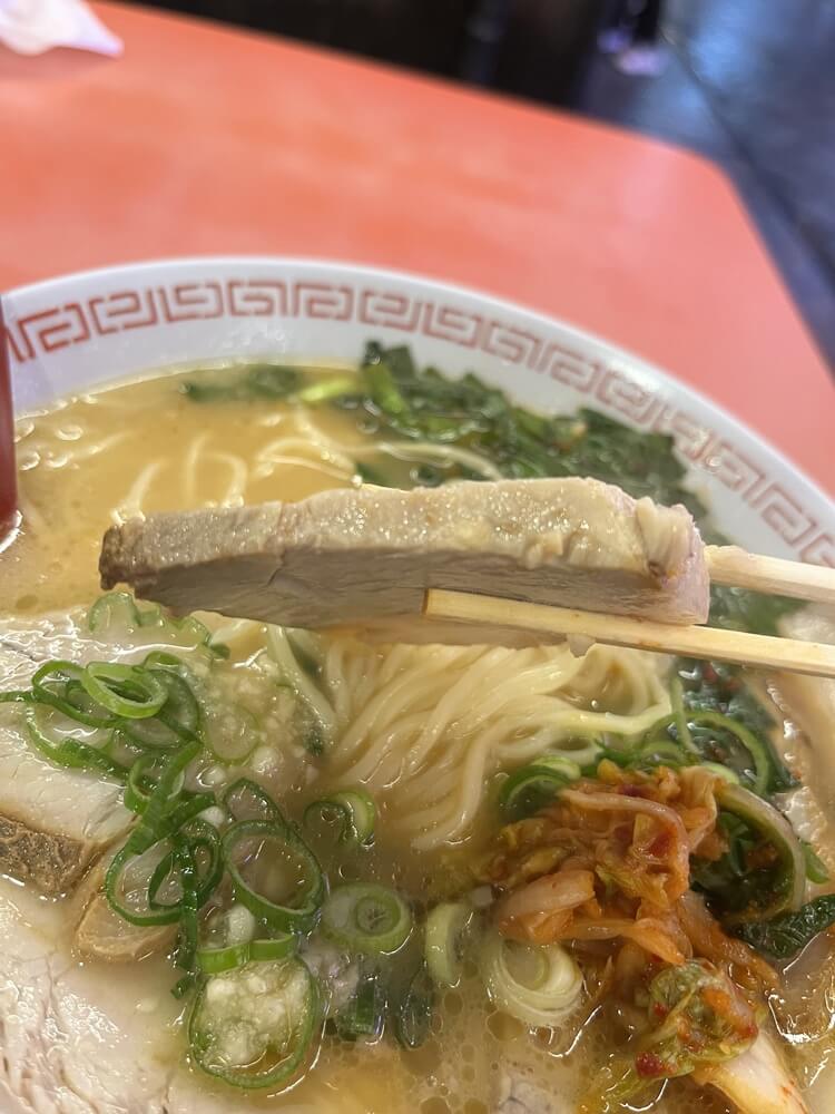 차슈 두께