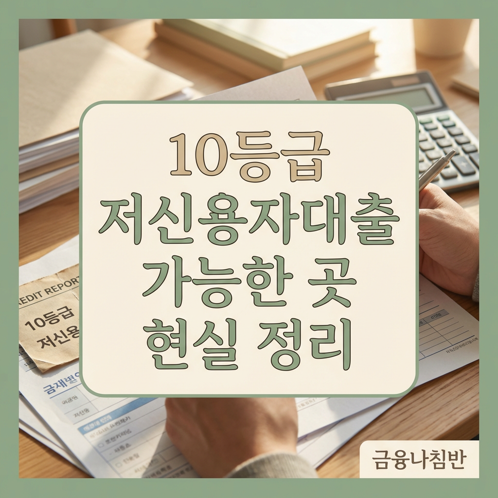 10등급 저신용자대출 01