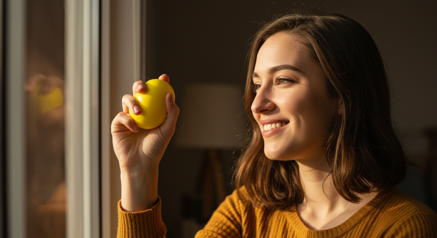 하루 5분, 스트레스볼로 마음 다스리는 법