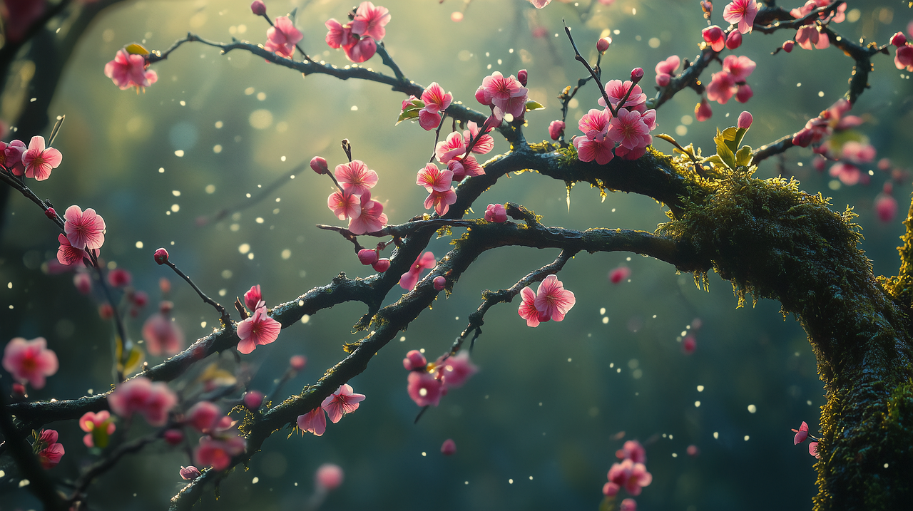 매화와 소나무는 겨울을 이겨낸 존재